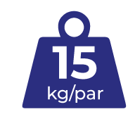 15 kg/par